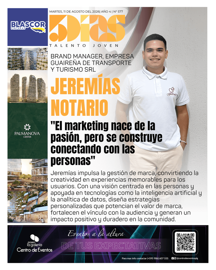 Tapa del Diario Talento Joven