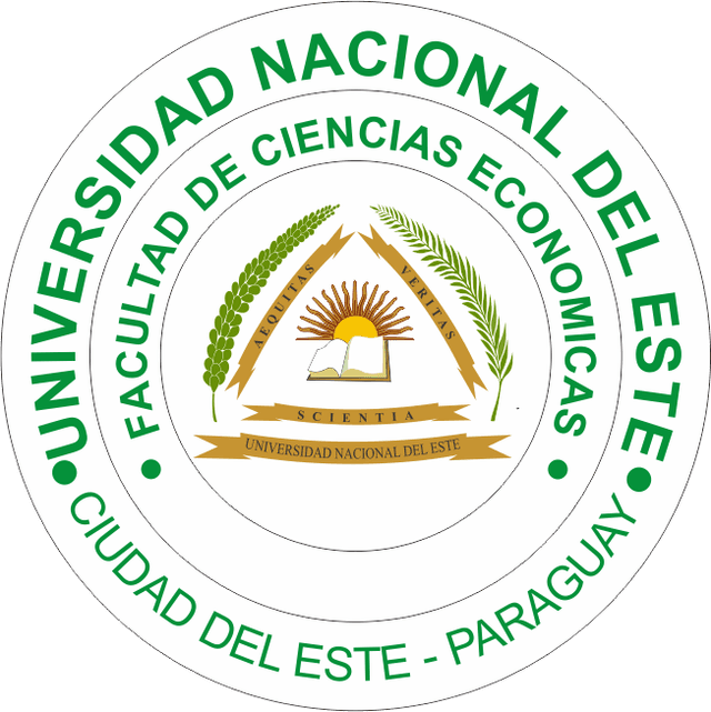Universidad Nacional del Este (UNE) logo